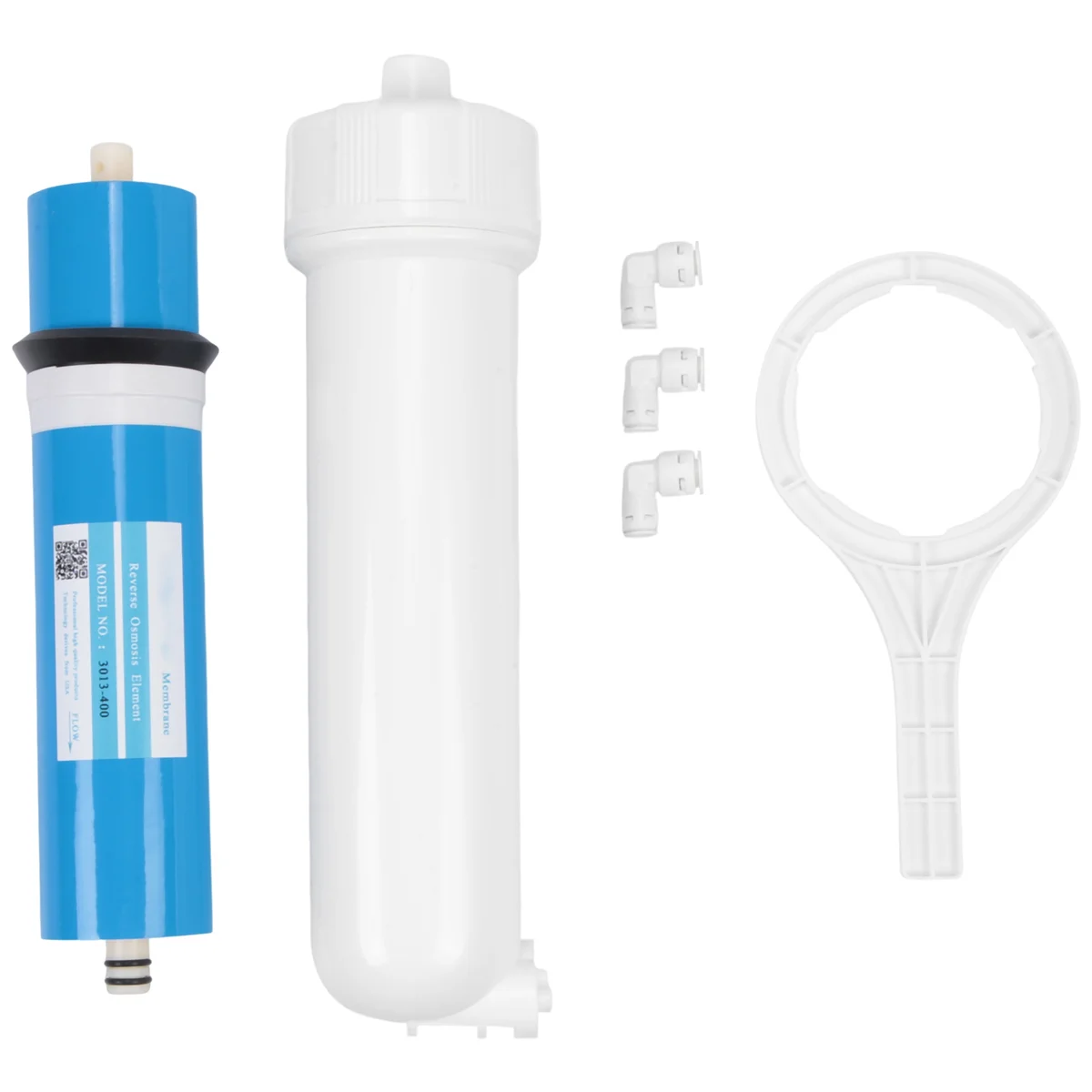 400 GPD RO Reverse Osmosis Membrane,1/4inch Quick-Connect Fittings,for Under Sink Home Drinking RO Water Filter System