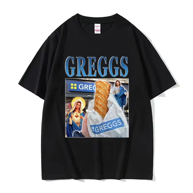 Greggs Homage Vintage Cotton Graphic T Shirt