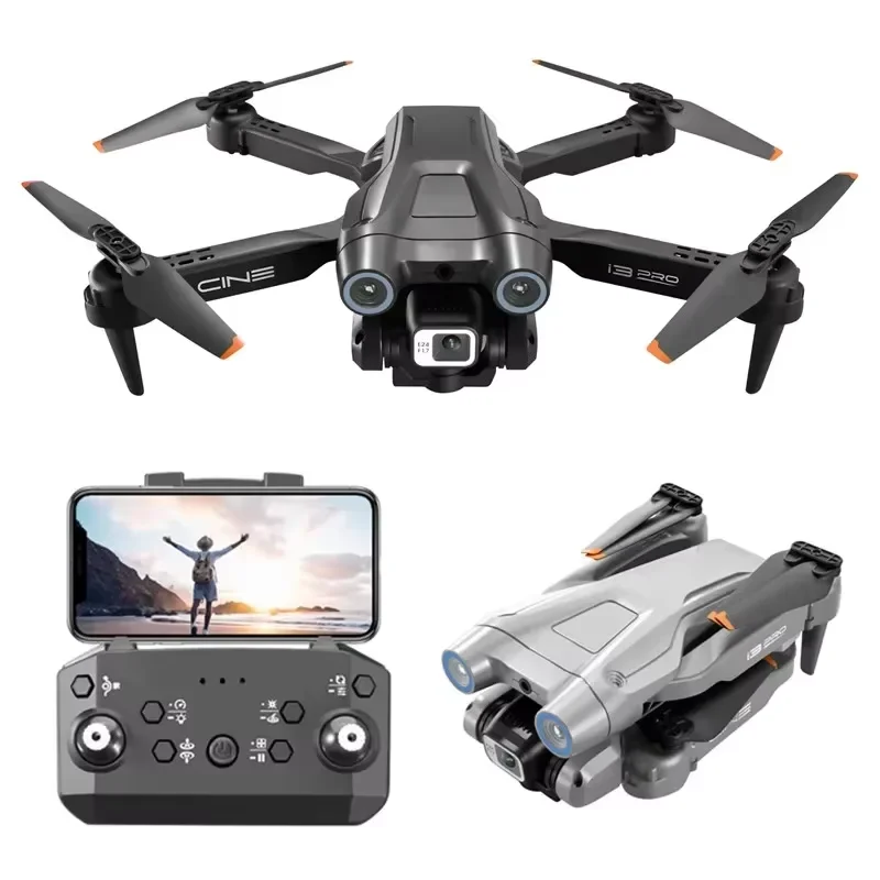 

Дрон-квадрокоптер i3 Pro: 4K Dual ESC Cam, оптический поток, складной, интеллектуальный радиоуправляемый подарок для предотвращения