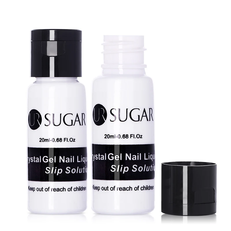 New UR SUGAR 1Bottle 20ml Liquid Slip Solution Quick extension nail gel Semi-Permanent Clear Acrylic Nail Extension Gel Tools