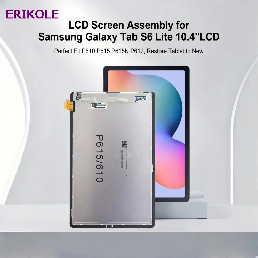 Protect Cast For Samsung Galaxy Tab S6 Lite 10.4 P610 P615 P615N P617 LCD Touch Screen Display Digitizer Assembly Replacement