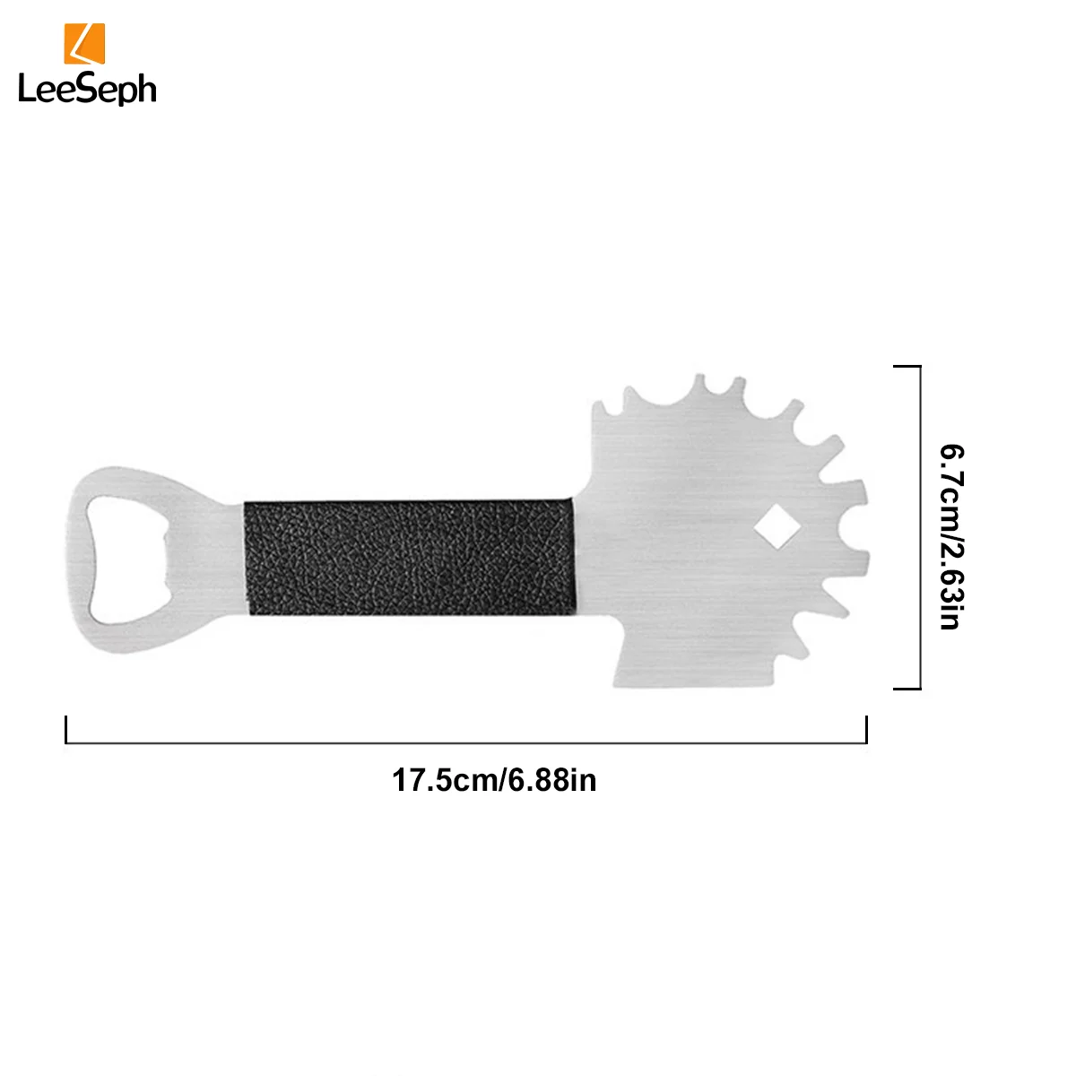 Leeseph Bristle-Free Metal Grill Scraper, BBQ Griddle Scraper, Smoker Cleaning Tool Kitchen Gadget, BBQ Grill Accessories