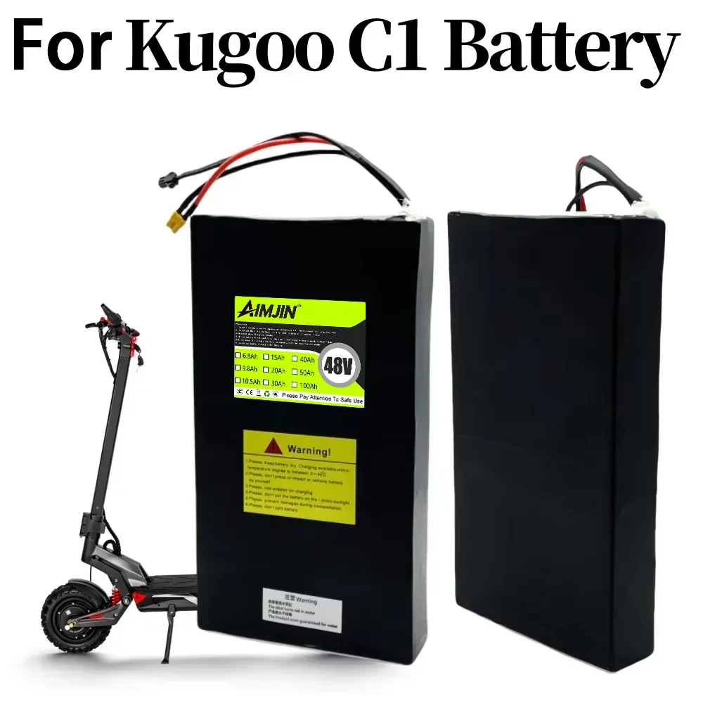 Upgraded version 48V 20AH 13S4P Lithium Battery Pack for Electric Scooter for Kugoo C1 PLUS Electric Scooter