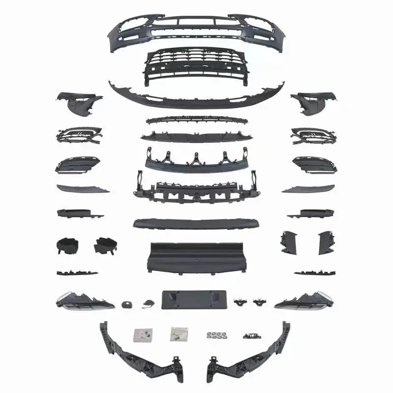

Front Bumper Assembly With Daytime Running Lights For Porsche Macan 14-21 95B 2 OE Style Upgrade