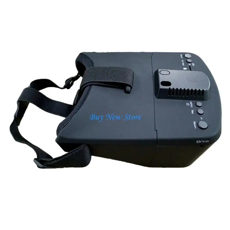 20CE LS800D FPV Goggles 5.8G com tela 5 polegadas com resolução 800x480