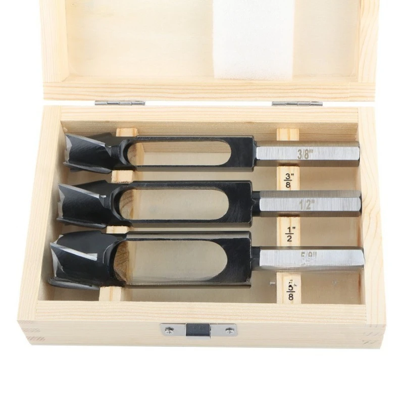 For 3P/5P cork cutter tenon bit hexagonal cork drill set Imperial 3/8,1/2,5/8,3/4,1