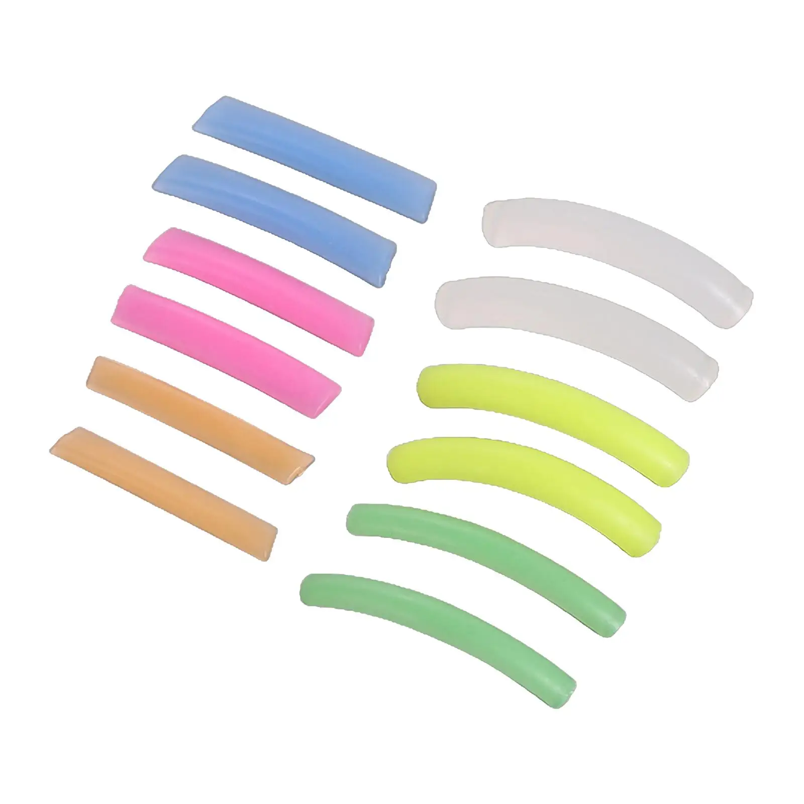 Coussinets en Silicone pour permanente de cils, recourbe-cils multicolore, lavables et réutilisables, ensemble pour Salon et maquillage