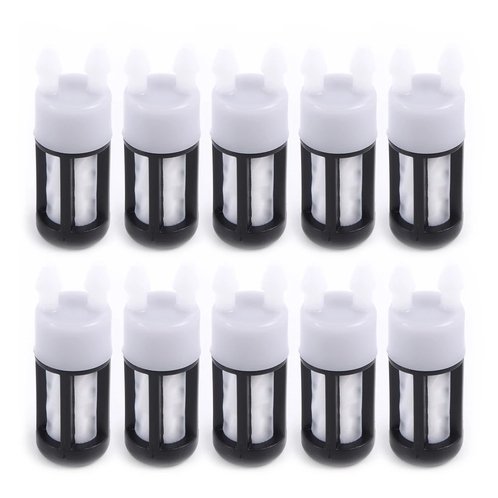 10Pcs Dual Port Fuel Filter For Br600 Br550 Br500 Leaf Blower For 4282 007 3600 Fuel Filters Accessories