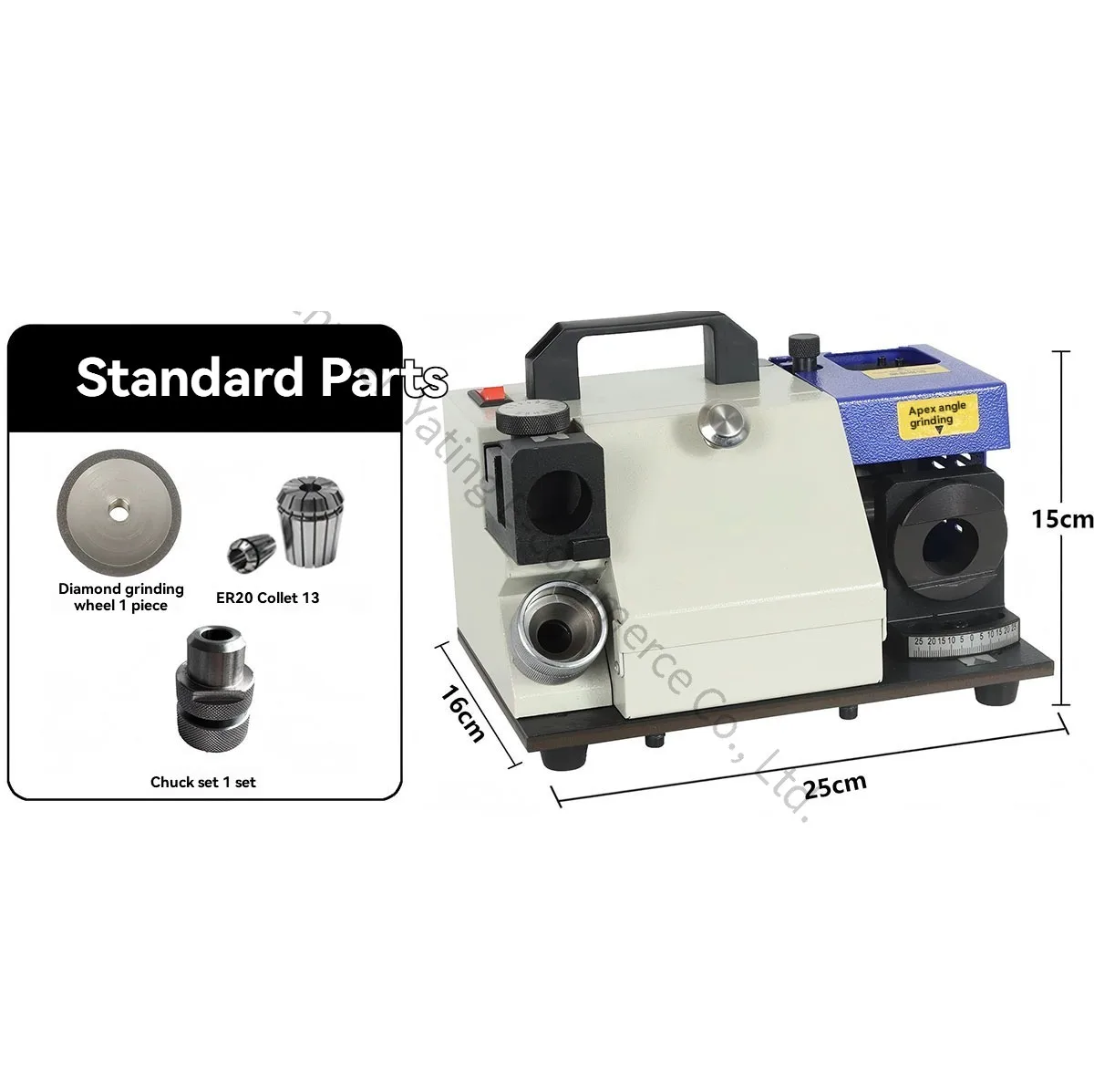 High-precision sharpening tools, multifunctional grinding equipment, 3–13mm twist drill bit sharpener/grinder.