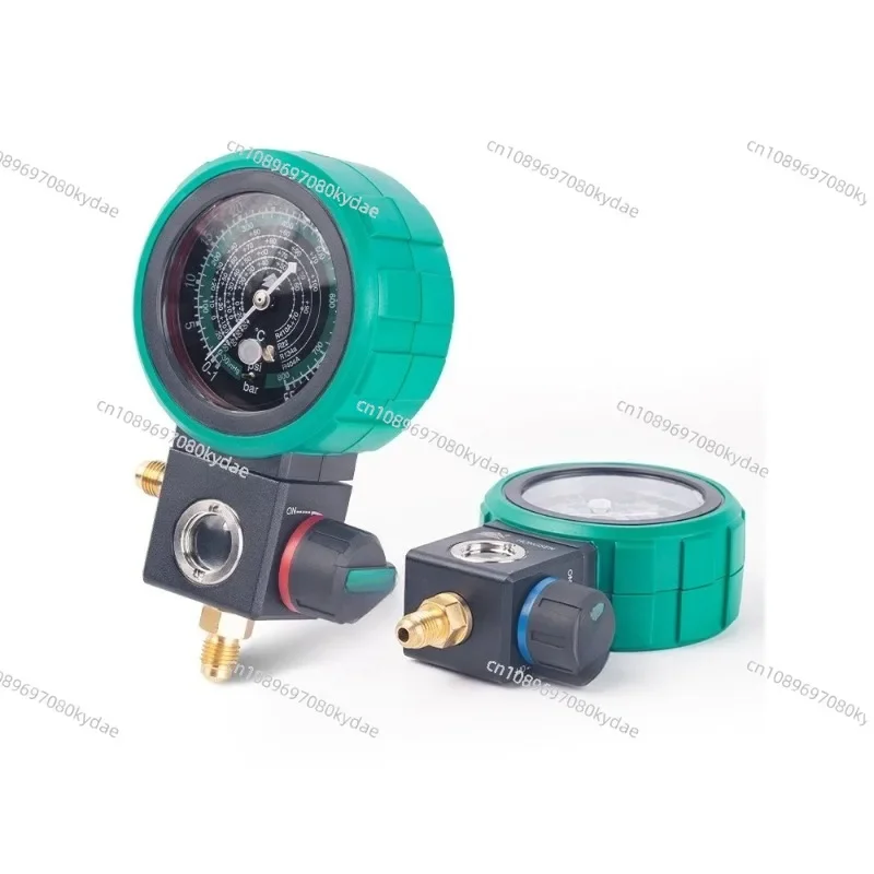 

AC Refrigerant Pressure Gauge with Ball Valve – M480 for R22/R410A Air Conditioning