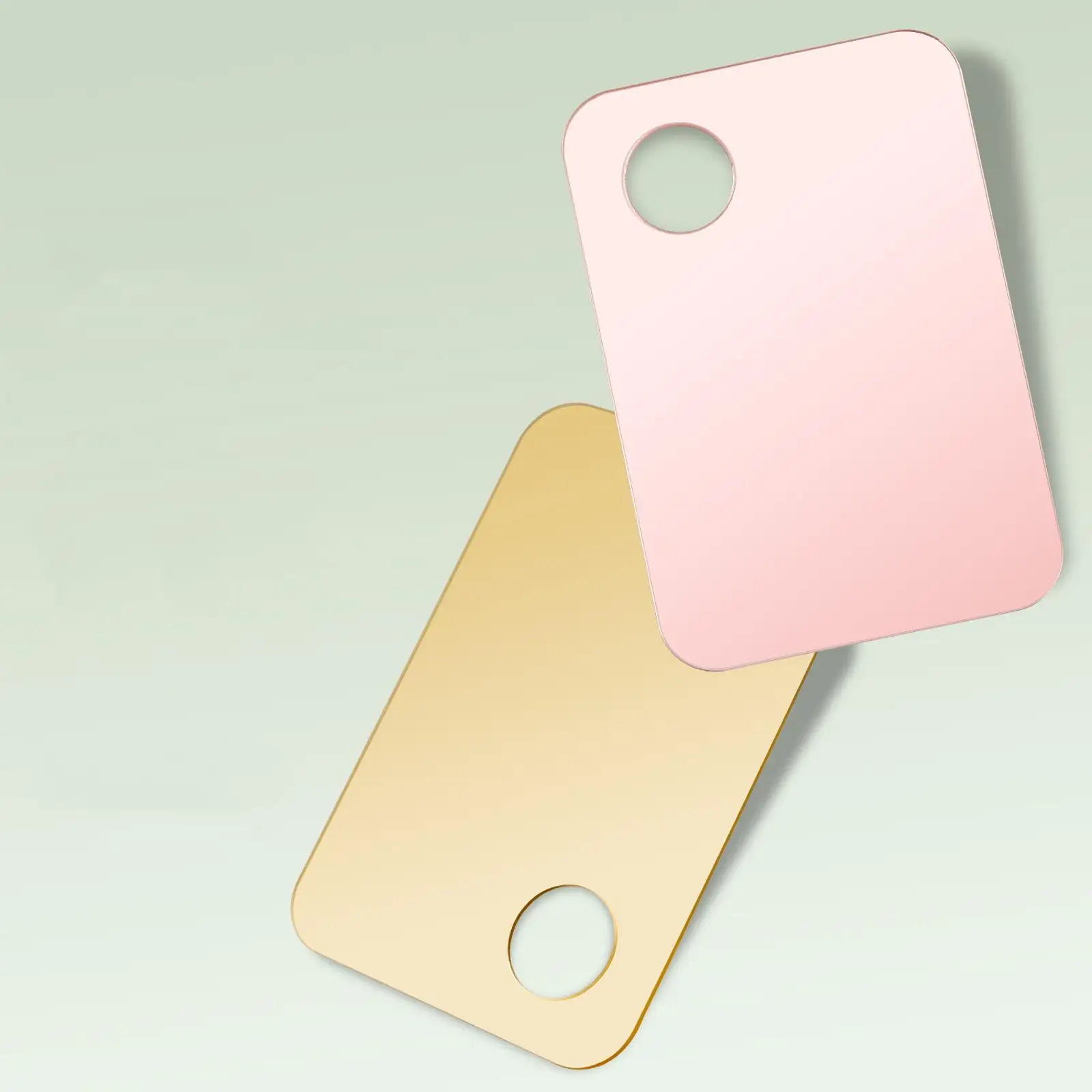 ถาดผสมสีอะคริลิคขนาดใหญ่สำหรับแต่งเล็บ อายแชโดว์ รองพื้น ลิปสติก และชุดเครื่องสำอาง