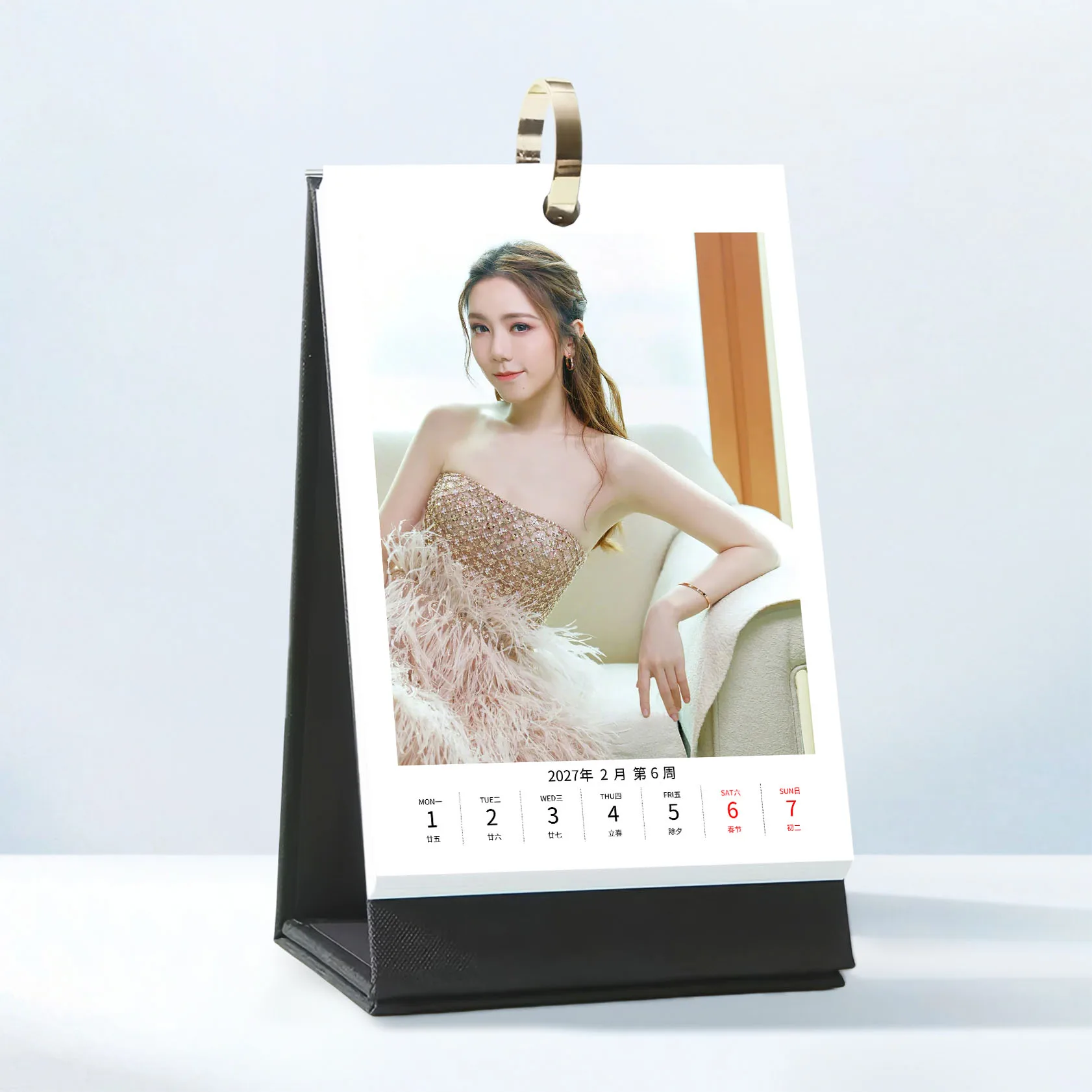 G.E.M. Tang 2027 New Desk Calendar Weekly Planner Official Star Merchandise Table Decor Birthday Gift