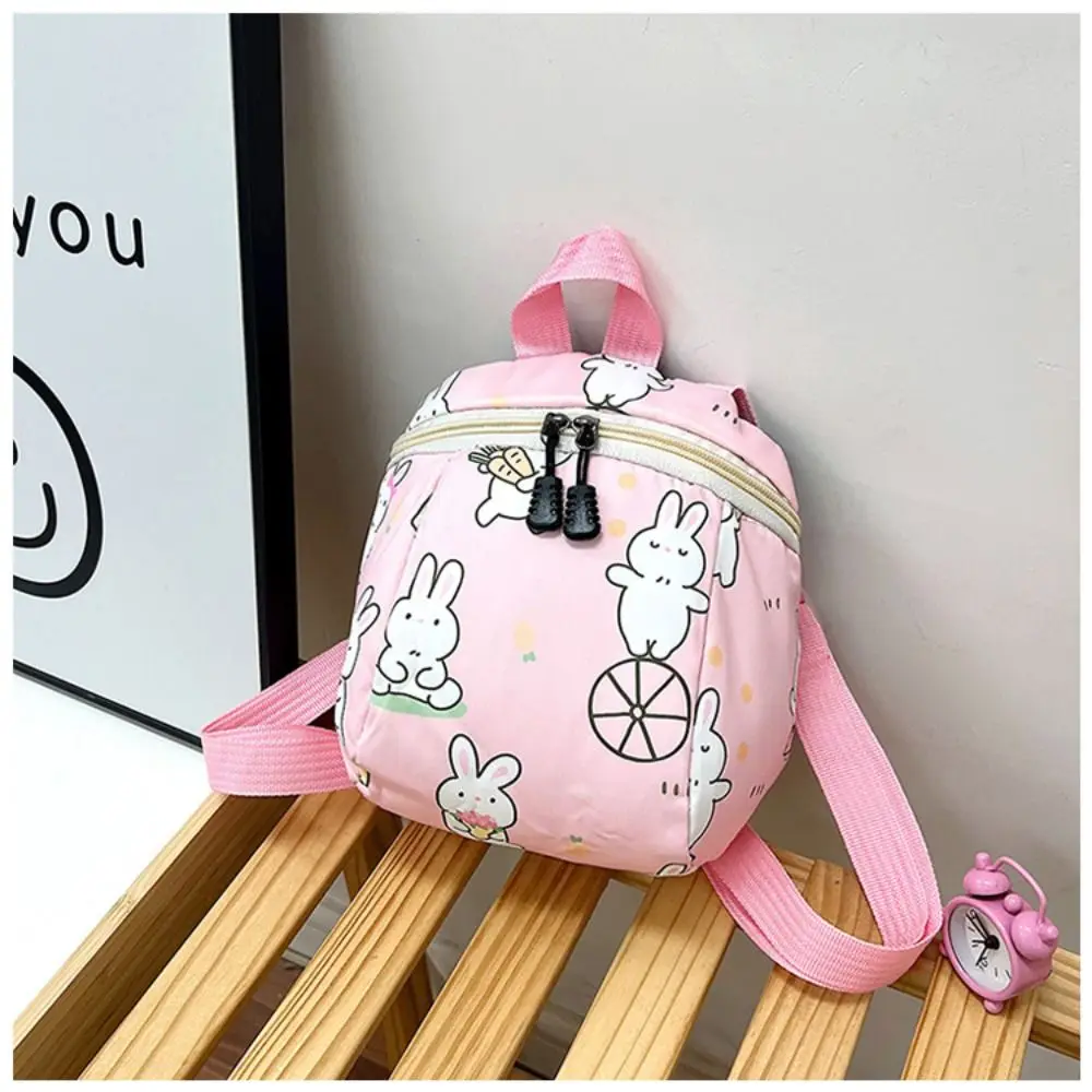 Rabbit Pattern Bucket Bag The New Multicolor Nylon Fabric Backpack Cartoon Animation Children's Bag Kid's