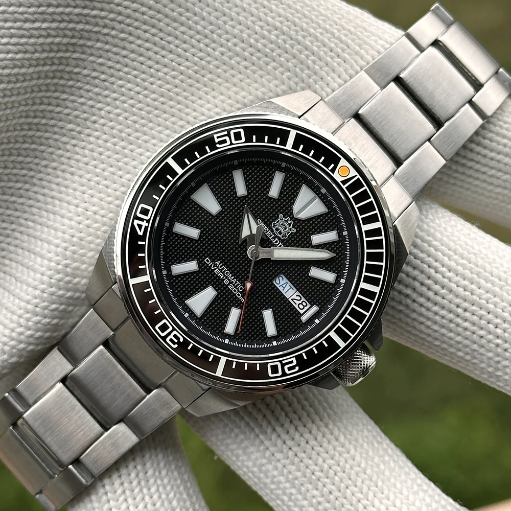 STEELDIVE Brand Luxurious Men's Analog Automatic Watch BGW9 Luminous 20 Bar Waterproof Men's Diving Stainless Steel Men Watches