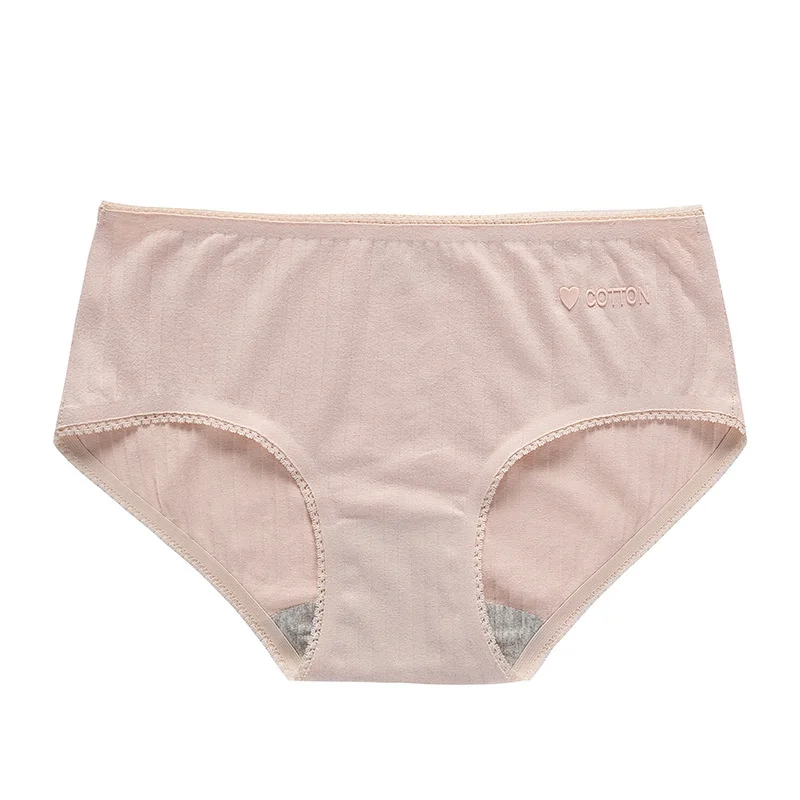 Plus Size Women Cotton Underwear Panties Seamless Sexy Items Underpants Briefs For Ladies Female Solid Color Panty Lingerie