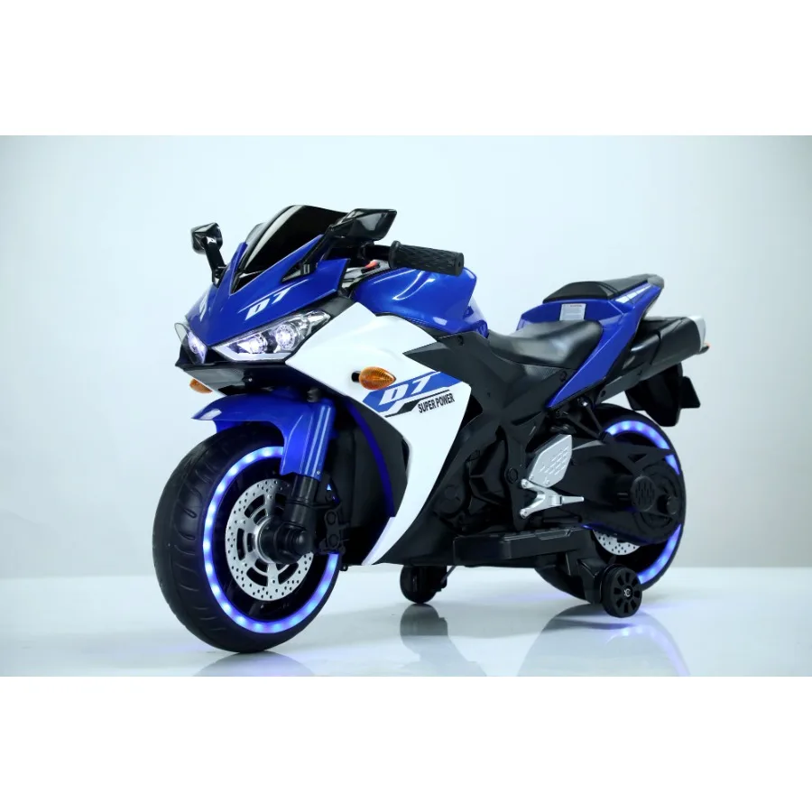 Electric motorcycle 12 V toys motorcycle electric car electric ride on toys for 3 4 5 6 years Boys Girls with Training Wheels m