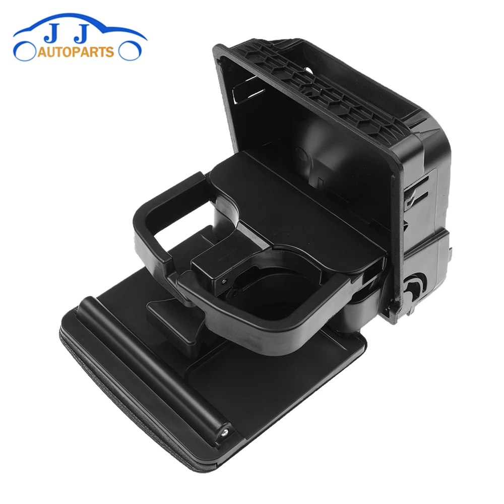 1K0862532 1K0862532C Klappbarer Mittelkonsolen-Getränkehalter hinten für Volkswagen Golf 5 6 Schwarz 1K0862533 – Detail 7