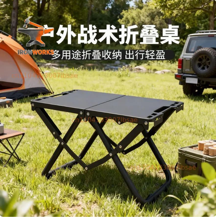 Foreign Trade New Outdoor Folding Table Multifunctional IGT Tactical Table Portable Outdoor Camping Table and Chair Equipment