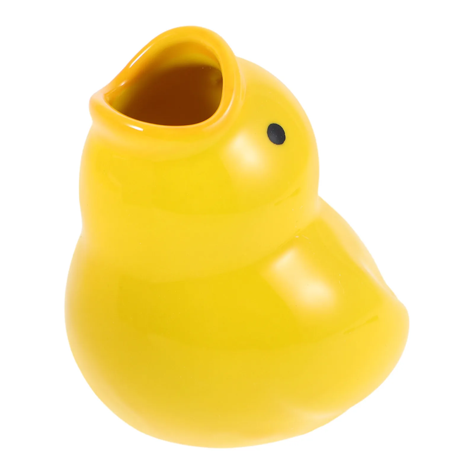 

Ceramic Toothbrush Holder Cute Cartoon Duck Yellow Kids Adults Portable Easy Clean Functional Storage Bathroom Accessories Wash