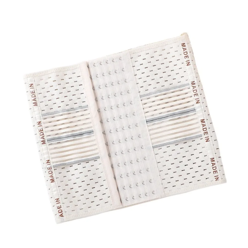 Fashion Buckle Tummy Control Shapewear Postpartum Abdomen Reducing Training Sweat Belt Corset Slimming Girdle Body Shaper Female