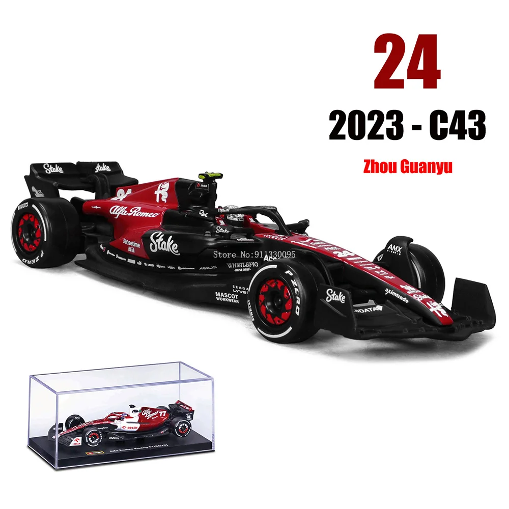 ミニカー Alfa Romeo F1 Team 2022 ZhouGuanyu1:43 Alfa Romeo F1 Team Kick C43 Zhou Guanyu (No.24 Belgian GP 2023) in