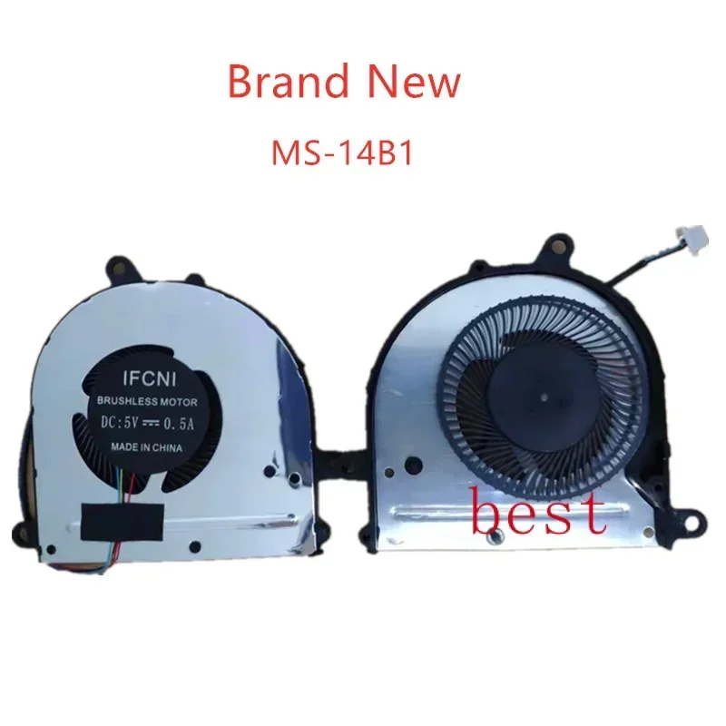 New Original Computer Fans CPU Cooling Fan For MSI PE42 PS42 MS-14B1 MS14B2 Modern 8RC 8RA 8RB 8M , MECHREVO S1 Cooler Radiator