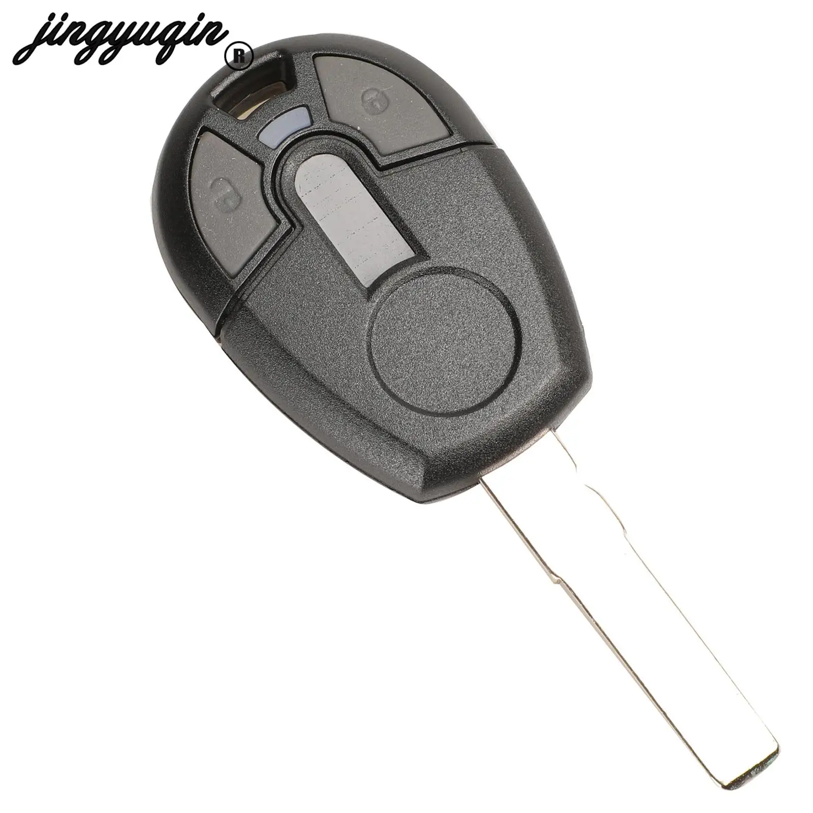 jingyuqin 1/10pcs 2 Buttons Remote Car Key Case Shell For Fiat Brazil Positron Fob Car Key Cover Uncut GT15R SIP22 Blade