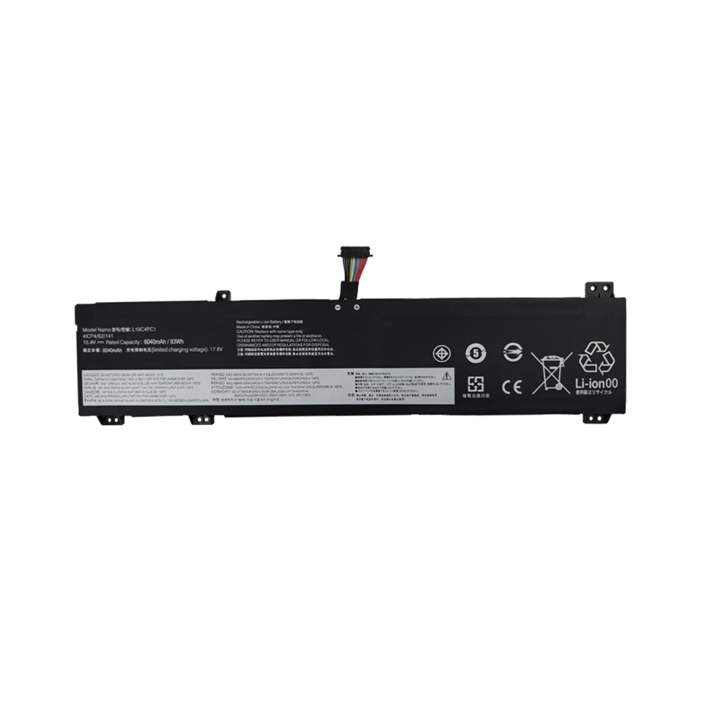 L19C4PC1 93Wh/6040mAh 15.4V Higher Capacity Replacement Laptop Battery for Lenovo Legion 5/7/C7