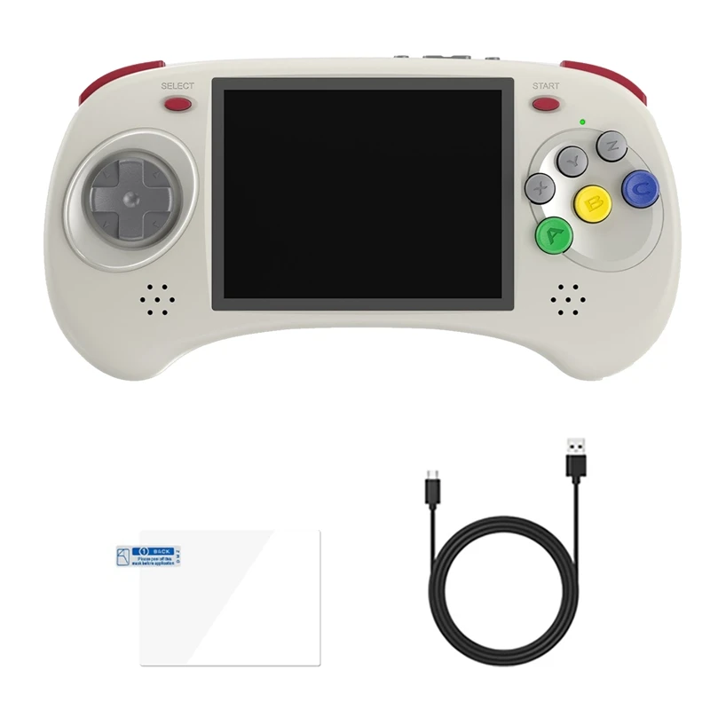 RG ARC-D Retro Game Console 128G 4Inch IPS Linux&Android 11 OS 6 Button Design Game Players Support Wired Handle