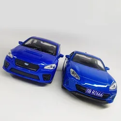 WELLY Diecast Alloy 1/36 2022 Subaru BRZ/10th 11th Subaru WRX STI Car Model Classics Adult Souvenir Gift Static Display