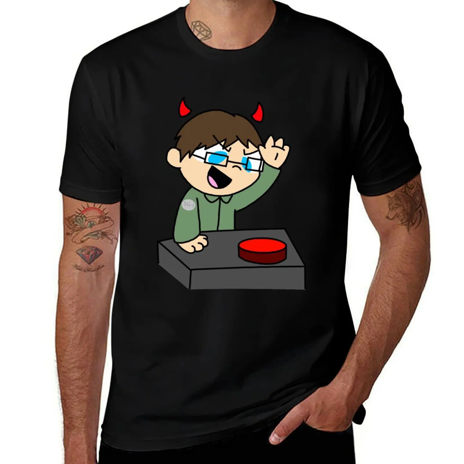 Devilish Daniel T-Shirt Big and Tall Basic Tee Shirt T-Shirt