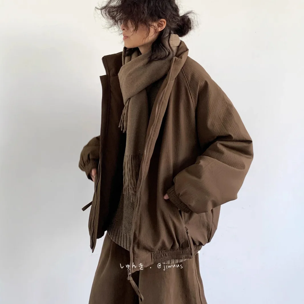 

Мужская парка с воротником-стойкой, кардиган на молнии, парки, верхняя одежда с длинными рукавами, однотонные карманы, весна 2025, новая повседневная парка свободного покроя