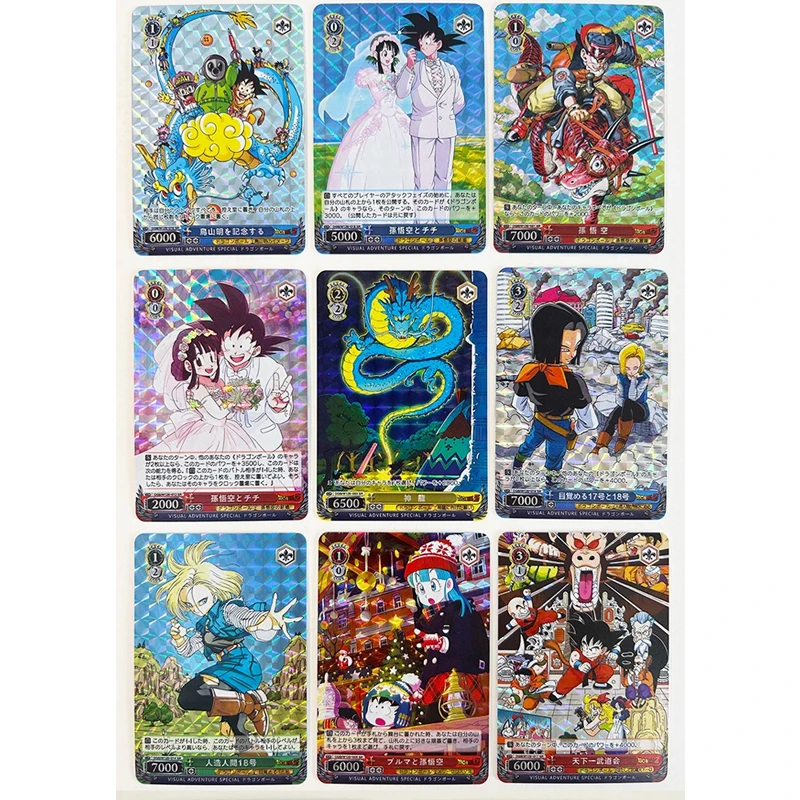 アニメドラゴンボール DIY 自作フラッシュカードベジータ Iv アンドロイド 18 孫悟空グッズカードクリスマス誕生日ギフト子供のおもちゃ