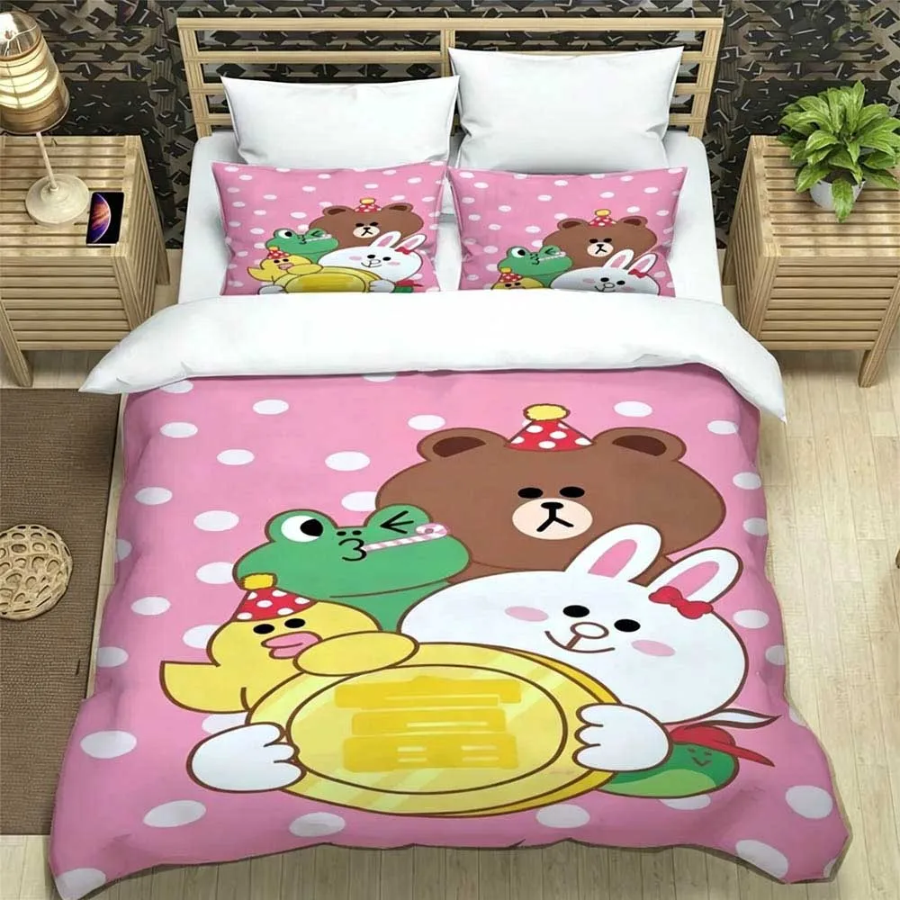 2026-b-orso-bruno-e-c-cony-set-di-biancheria-da-letto-con-copripiumino-e-federe-adatto-ai-bambini-per-letto-singolo-doppio-queen