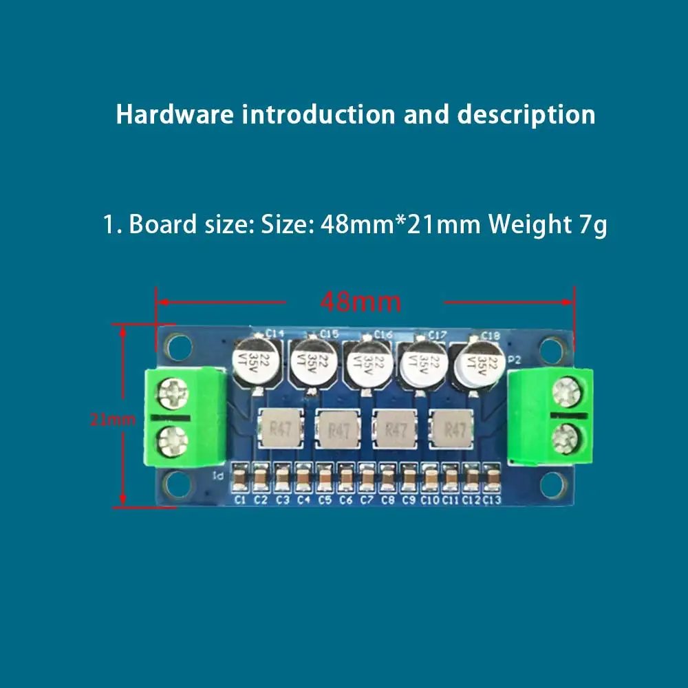 5 個/1 個 DC 電源フィルターボードモジュールローパス安定化電圧低減リップル 0-35V 0-5A ローパス EMI フィルターブースト -  AliExpress