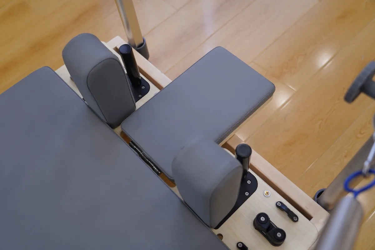 مابل معدات الاستوديو عالية الجودة الصالة الرياضية اللياقة البدنية آلة الخشب أداة بيلاتيس المصلح #5