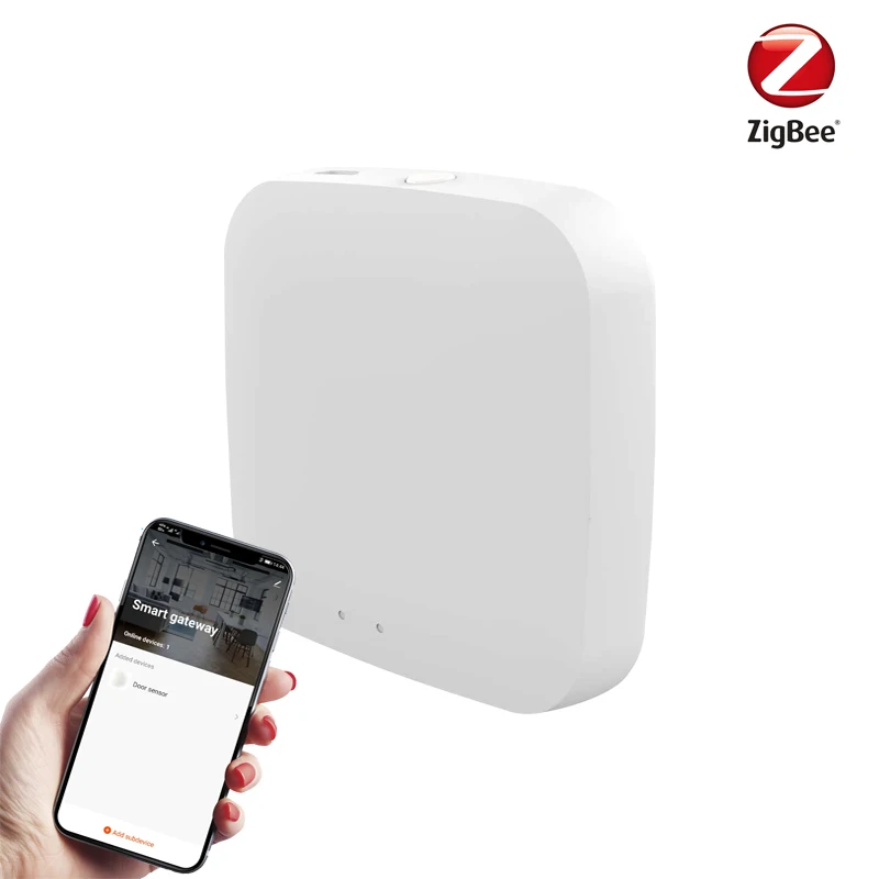 Tuya ZigBee Wireless Gateway Hub Smart Home Bridge Zigbee 3.0 Tuya Smart Life APP Wireless Remote Controller