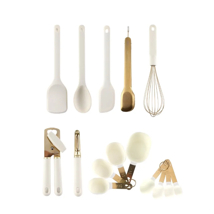 Versatile 15-Piece Utensil Set for Cooking Baking and Serving Essential Kitchen Tools for Every Home Chef