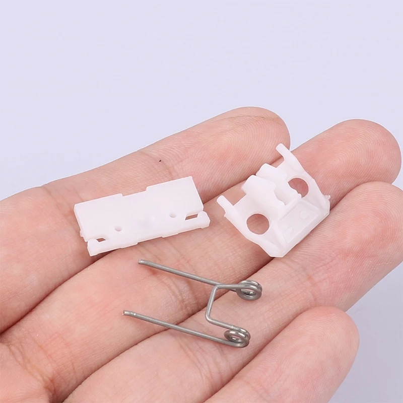 ~1Set Hair Clipper Swing Head Clipper Guide Block Clipper Replacement Parts With Tension Spring Clipper Accessories For 8081.