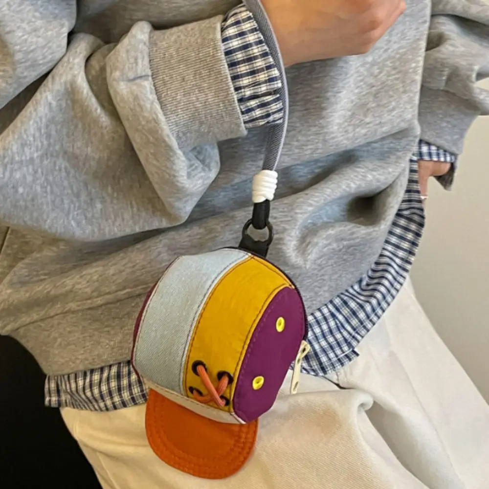 Lightweight Mini Cap-Shaped Carry Bag Compact Durable Exterior Daily Storage Pouch Soft Exterior Easy To Clean