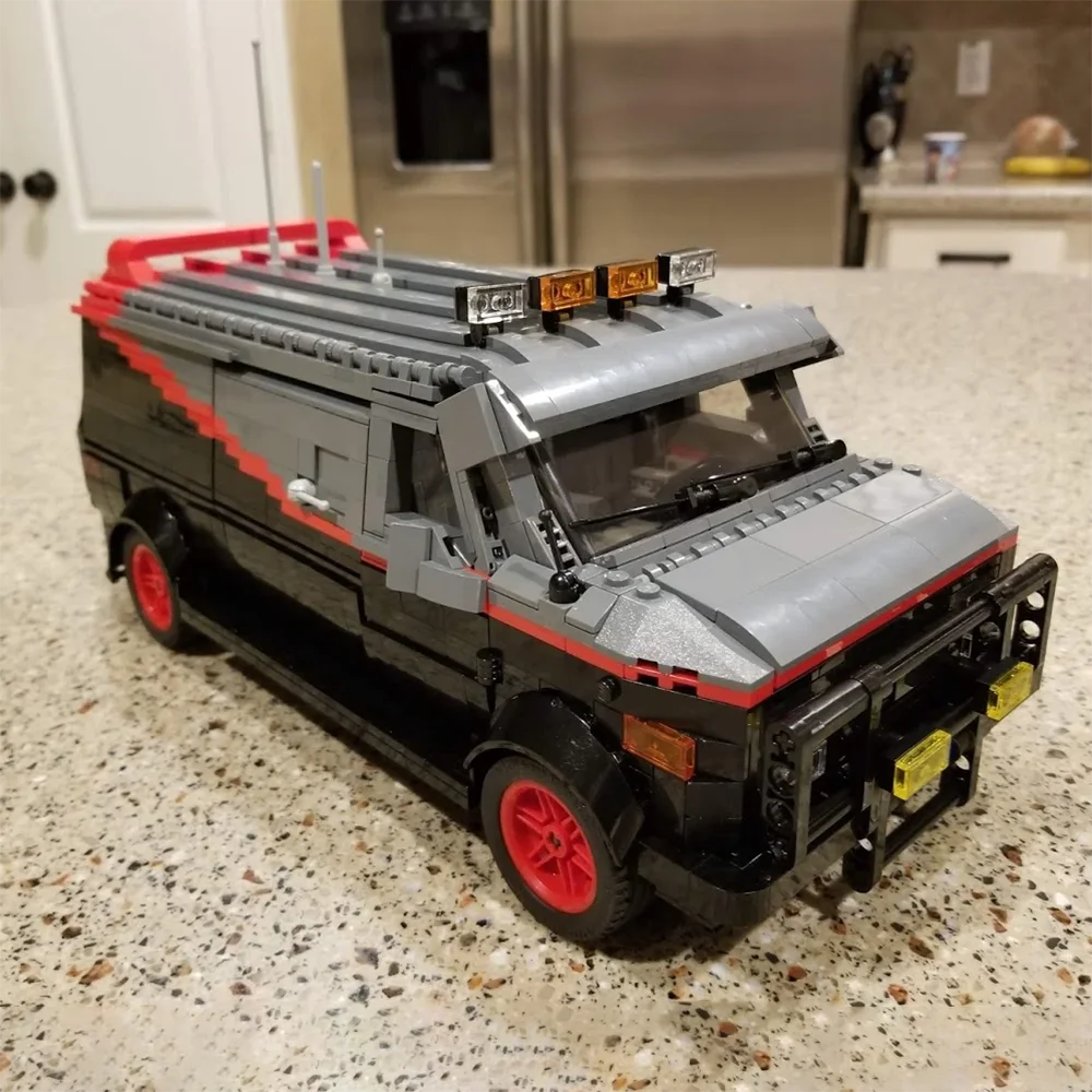 MOC مركبة هندسية حضرية Speed Champion نموذج سيارة كلاسيكية سباق لعبة أطفال هدية تكنولوجيا اللبنات #3