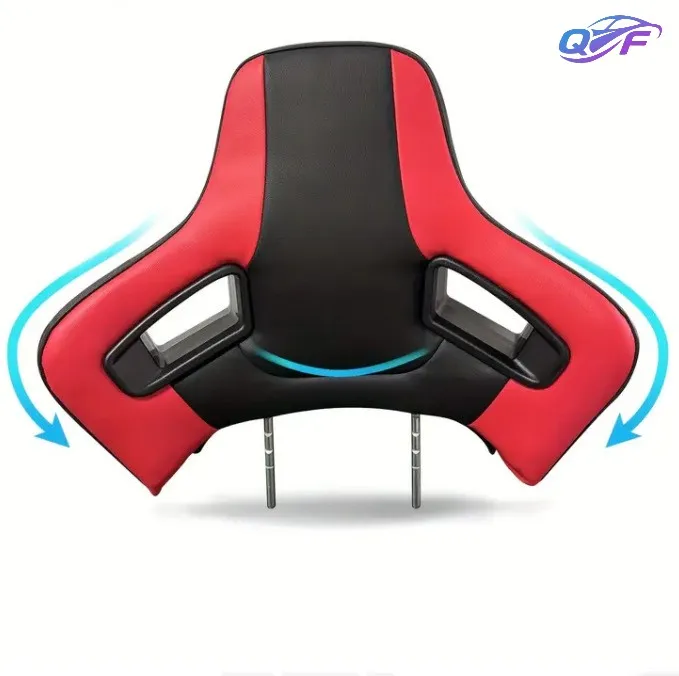 

High-quality PVC Leather Sponge-filled Detachable Racing Seat Headrest
