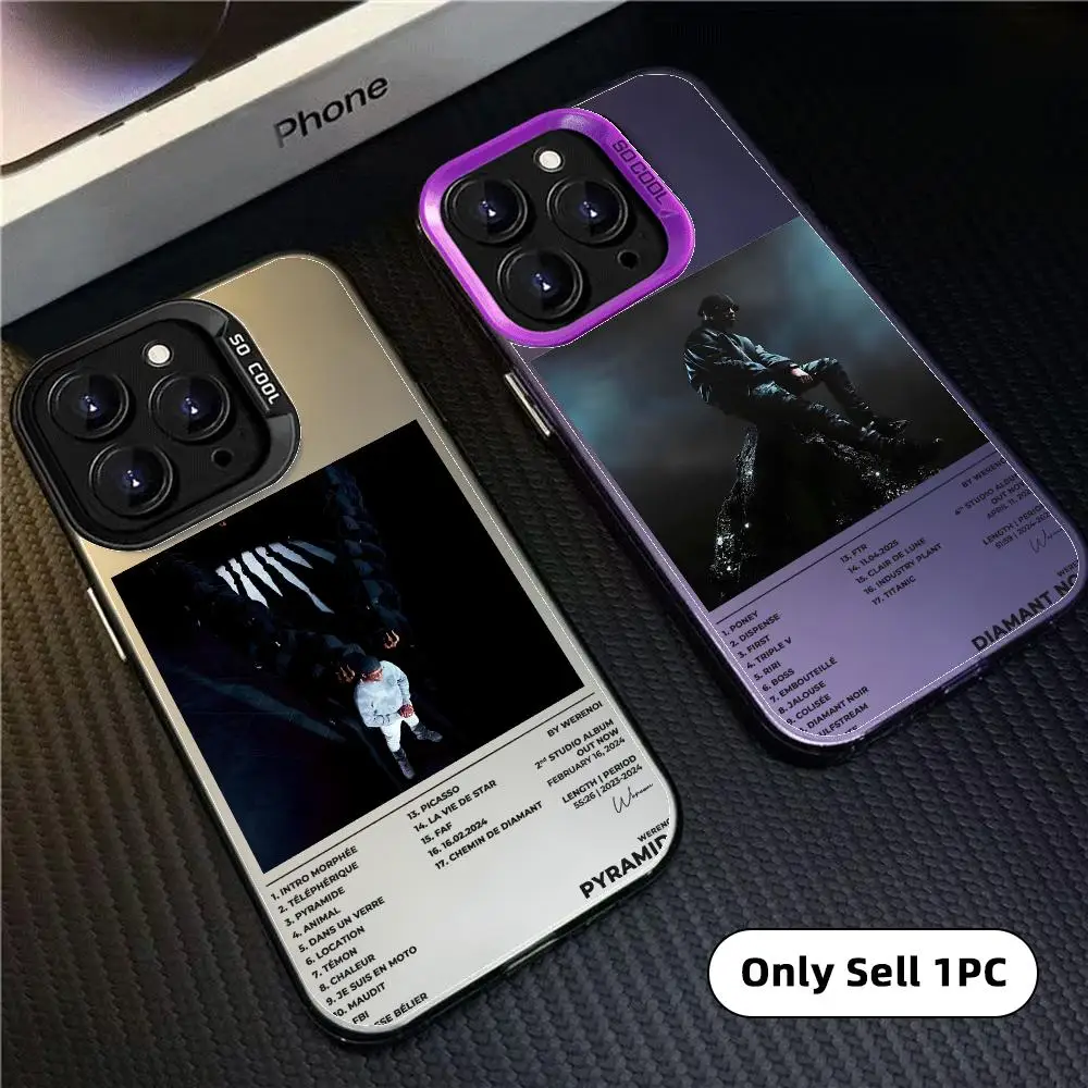 Rapper W-Werenoi Phone Case For iPhone 17 16 15 14 13 12 11 Pro Max Designer Matte Laser Aurora Funda Phone Case view 3