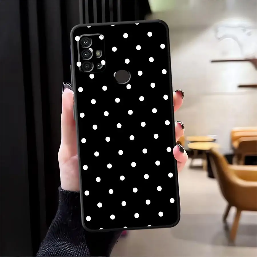 Case for Motorola Moto G32 Edge 20 Pro 30 Lite G52 G71 G50 G60s G53 G30 G22 Edge40 G51 G73 Phone Cover Luxury Ins Polka Dots view 4