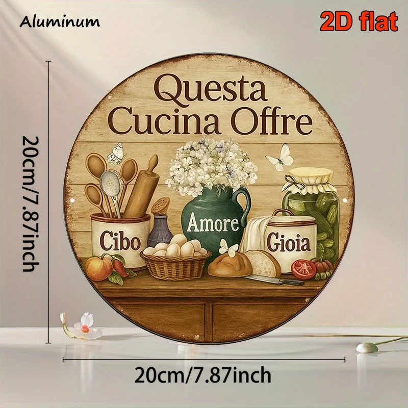 2D Flat, 1pc Italian 