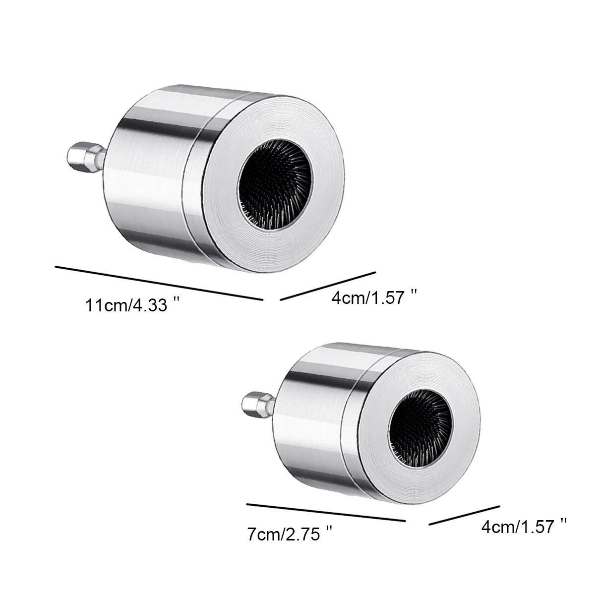 Metal Pipe Cleaning Brush For Drill 15/22mm Metal Drill Tube Cleaning Brush Tool Power Drill Cleaning Accessories