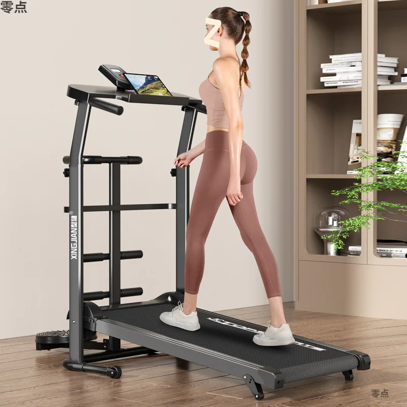 

Suitable for Treadmill Household Small Machinery Unplugged Indoor Multifunctional Foldable Family Fitness Walking Machine