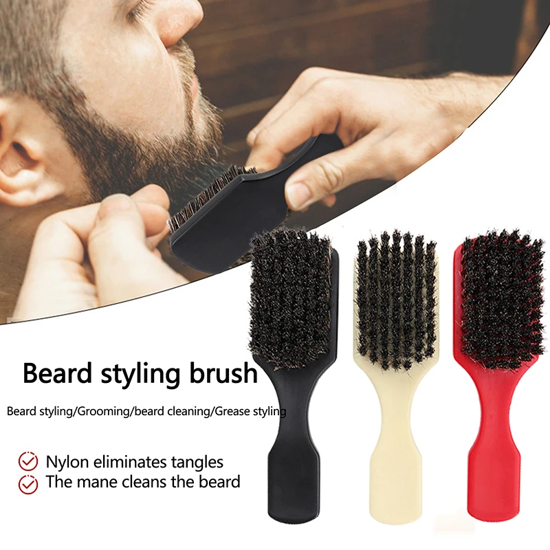 

Comb Brush Small Beard Styling Brush Professional Shave Beard Brush Barber Vintage Cleaning Brush