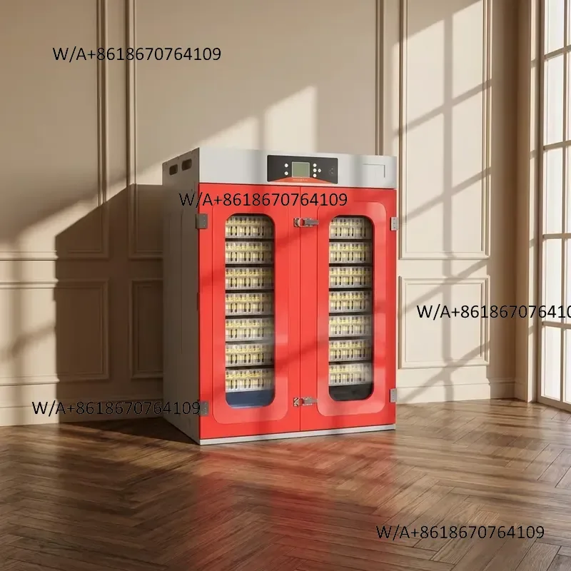 Durable Chinese Red Incubators For Hatching 728 Chicken Eggs Automatic Brooders