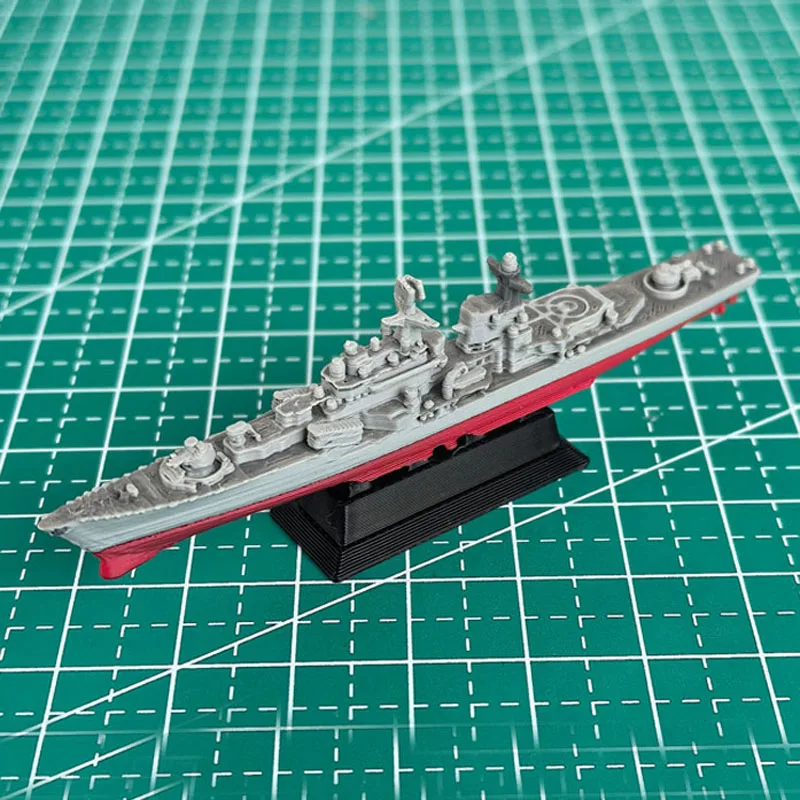 

1 шт. Современная модель эсминца Ханчжоу, масштаб 1/2000, 1/1500, 3D-печать, военно-морское судно, длина 7,8/10,5 см, имитация военного корабля, игрушка